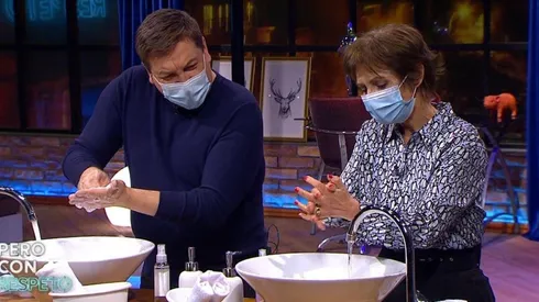 Julio César Rodríguez y Paula Daza en Pero con Respeto.