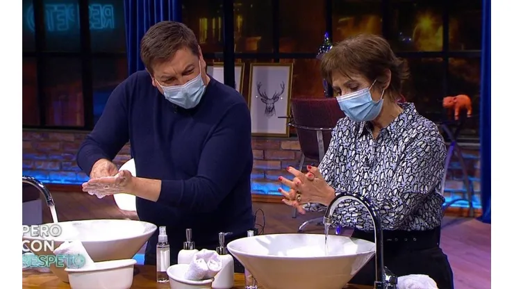 Julio César Rodríguez y Paula Daza en Pero con Respeto.