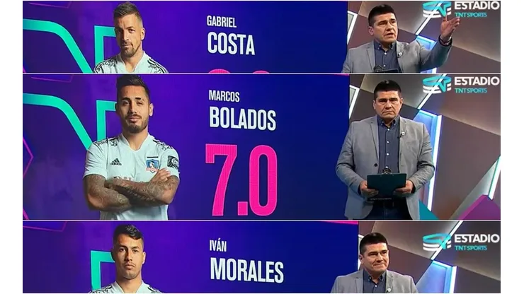 Toby Vega y las notas de Colo Colo contra Wanderers: un 7,0 para Marcos Bolados.