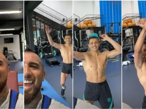 Vidal y Alexis la sudan en el Inter con pasos prohibidos