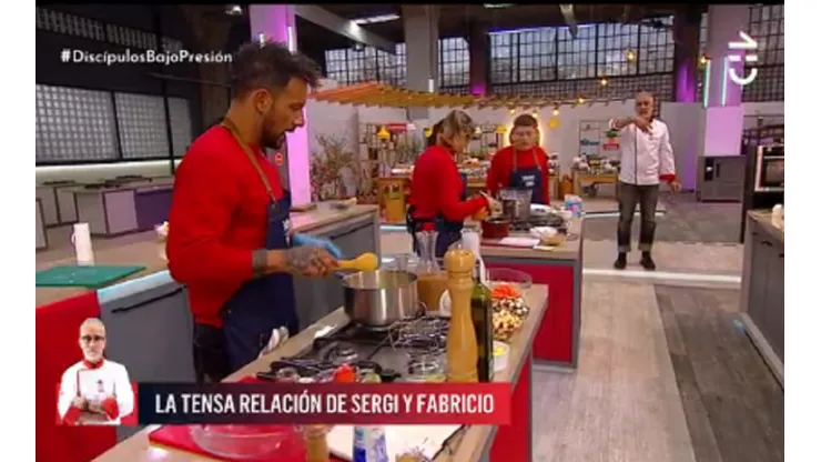 Fabricio y Sergi protagonizan tenso cruce en El Discípulo del Chef