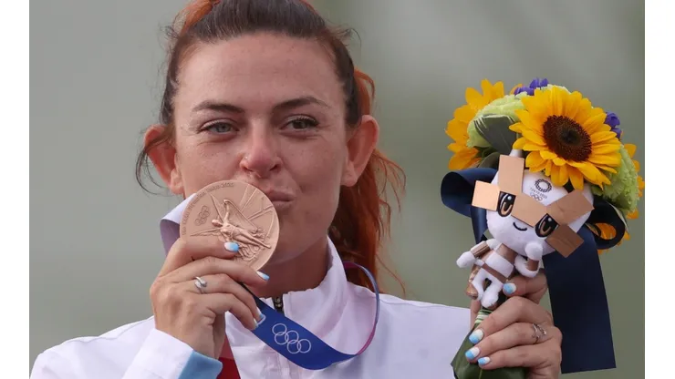 La emoción por su primera medalla en unos JJ.OO.