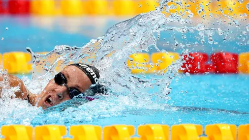 Köbrich terminó segunda en su serie en los 800 metros libres