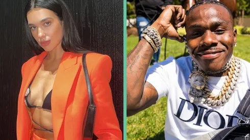 Dua Lipa y DaBaby, los artistas que colaboraron en el hit Levitating.