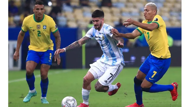 De Paul mandó a callar a Richarlison