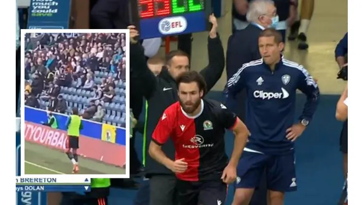 Ben Brereton recibió el cariño de la gente del Blackburn