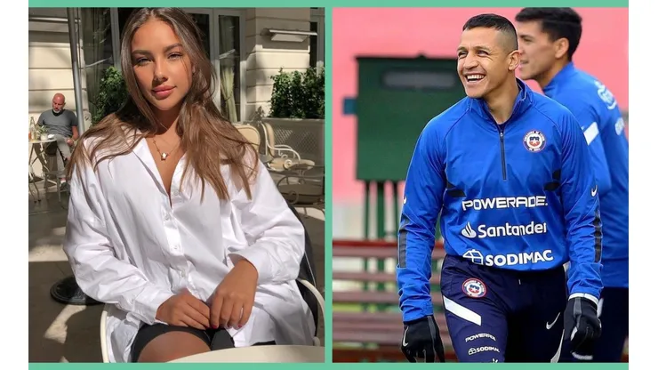 Katerina Safarova y Alexis Sánchez.
