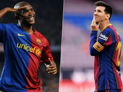 Eto’o: “Yo no jugué con Messi, en mi época Messi jugó conmigo”