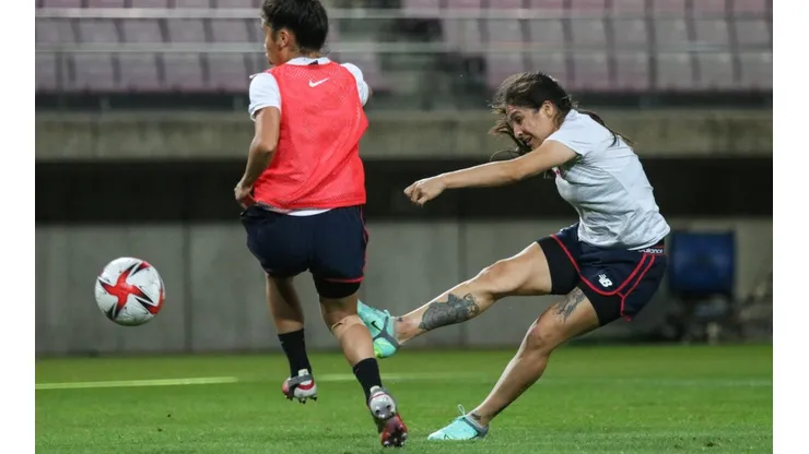 La Roja tuvo su último entrenamiento antes del vital duelo con Japón
