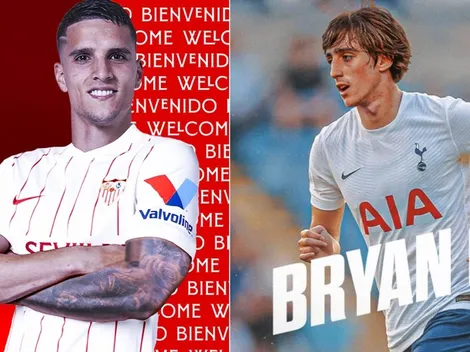 Oficial: Tottenham y Sevilla intercambian a Erik Lamela y Bryan Gil