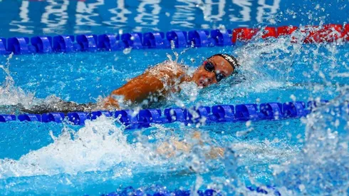 La nadadora realizó una muy buena presentación.