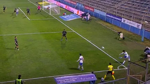 Gutiérrez anotó un gol olímpico ante O'Higgins