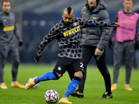 Vidal está en Milán pero aún no entrena con el Inter