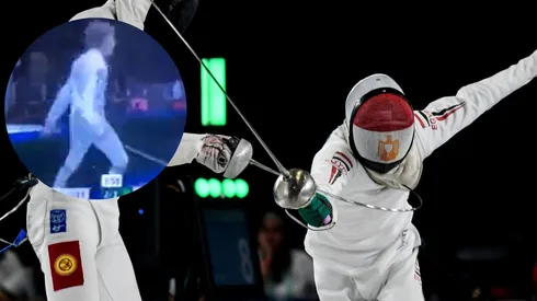 Mohamed Elsayeh celebró su gran victoria como Cristiano Ronaldo.
