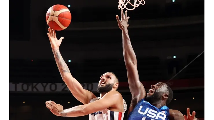 Evan Fournier fue la gran figura del partido ante Estados Unidos.