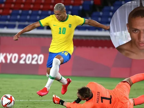 Richarlison se crece y hace mítico corte de Ronaldo en 2002