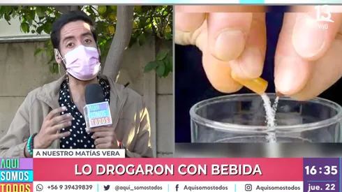 Matías Vera en Aquí Somos Todos.