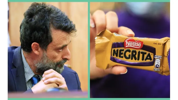 Cristián Warnken y una Negrita.