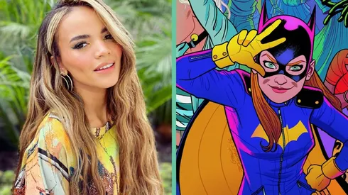 Leslie Grace junto a Batgirl.