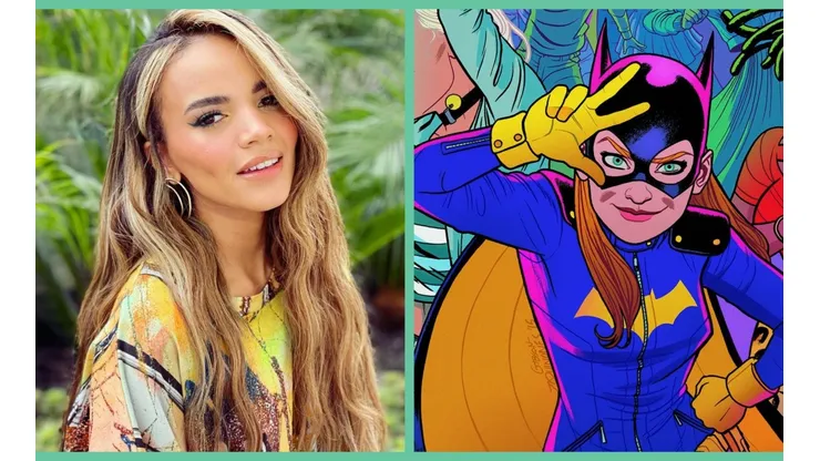 Leslie Grace junto a Batgirl.