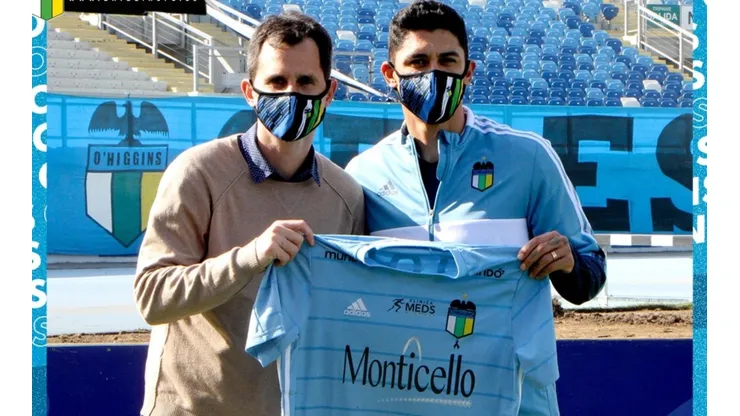 Tucu Hernández fue presentado oficialmente en O'Higgins.