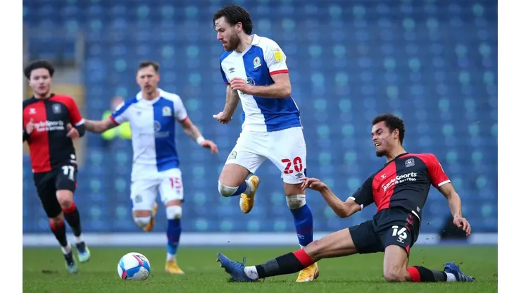 Ben Brereton usó la camiseta 20 en el Blackburn Rovers la pasada temporada.
