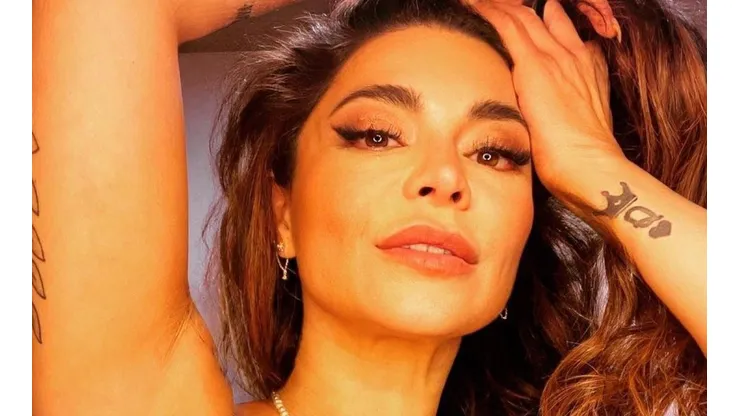 Antonella Ríos con los resultados ya a la vista.