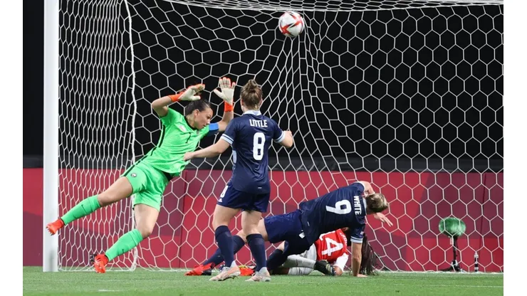 Gran Bretaña abre la cuenta contra Chile en el fútbol femenino de los Juegos Olímpicos.