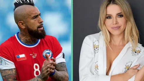 Arturo Vidal y Daniella Durand.