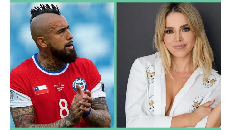 Arturo Vidal y Daniella Durand.