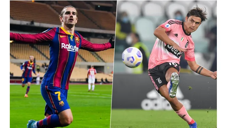 Barcelona y Juventus inician conversaciones para intercambiar a Griezmann-Dybala.