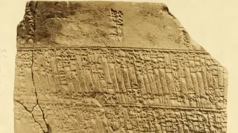 Tablilla del idioma más antiguo.