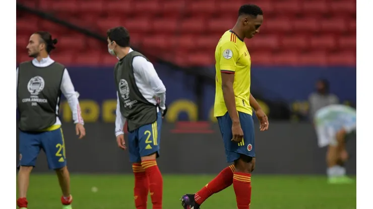 Mina tras fallar su penal ante Argentina