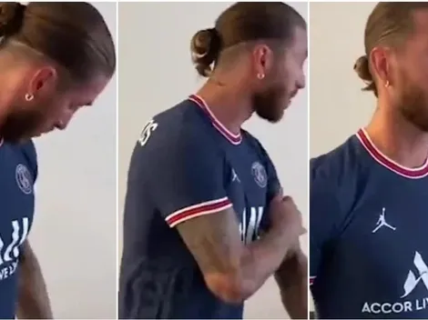 Triste momento: Ramos se da cuenta de que ya no es capitán