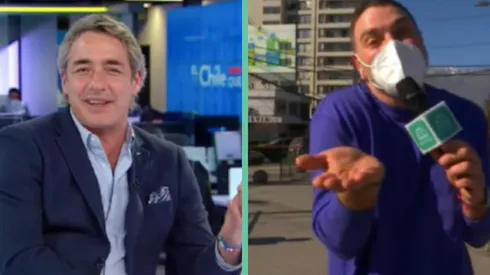 El momento en que José Luis Repennig encara a José Antonio Neme al aire.