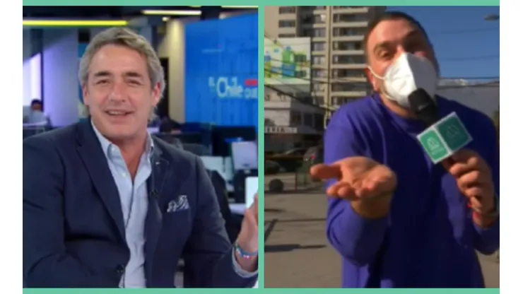 El momento en que José Luis Repennig encara a José Antonio Neme al aire.