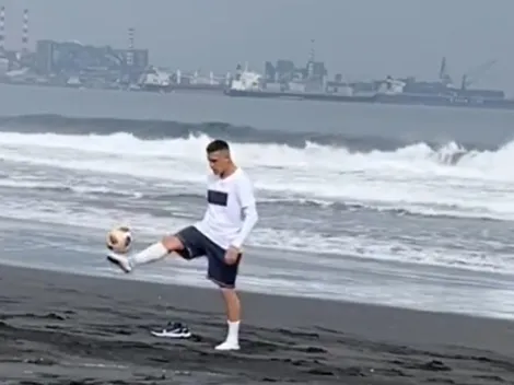Alexis mostró sus vacaciones a lo crack en Tocopilla