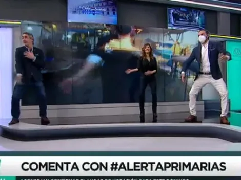 "La reineta loca": Conductores de Mega se lucen con hilarante baile