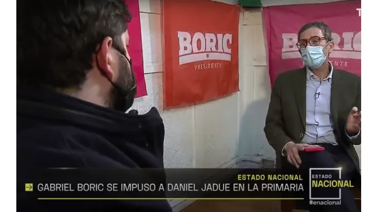 La entrevista con Gabriel Boric en la que Matías del Río cometió el error.