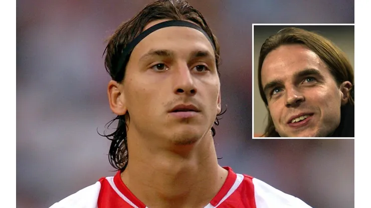 Zlatan Ibrahimovich en sus comienzos con el Ajax