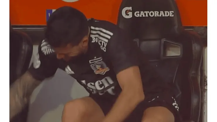 Matías Zaldivia no quería salir de la cancha y así lo dejó claro