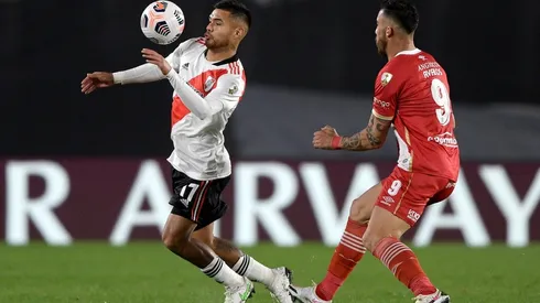 Paulo Díaz dejó atrás al coronavirus y volvió con todo a la defensa de River Plate.