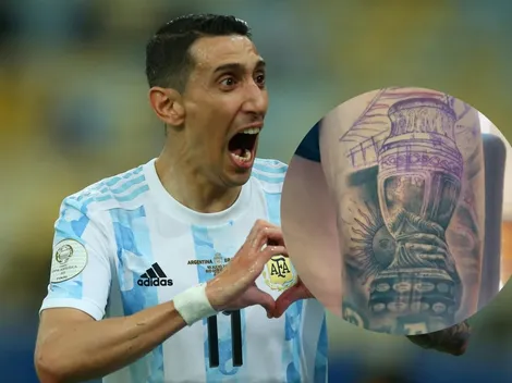 Di María le copia a Gary y Vidal tras ganar la Copa América