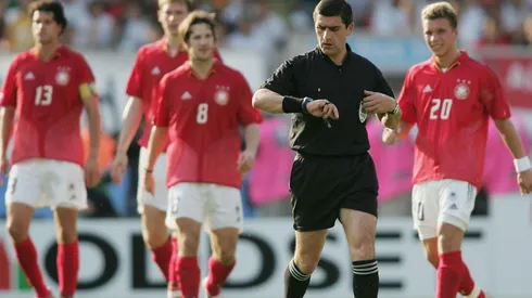 Chandía en su etapa de árbitro internacional