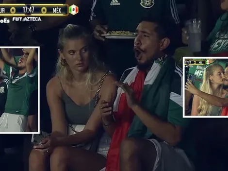 Teleserie en la Copa Oro: el amor y desamor se roba las miradas