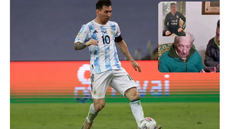 Lionel Messi respondió como crack el cariño de uno de sus mayores hinchas.