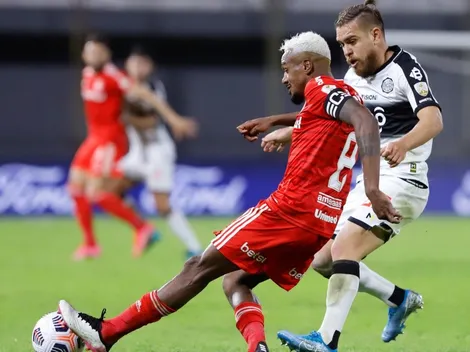 Carlos Palacios ingresa en duro partido de Inter con Olimpia