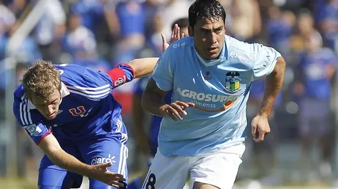 Luis Núñez con la camiseta de O'Higgins