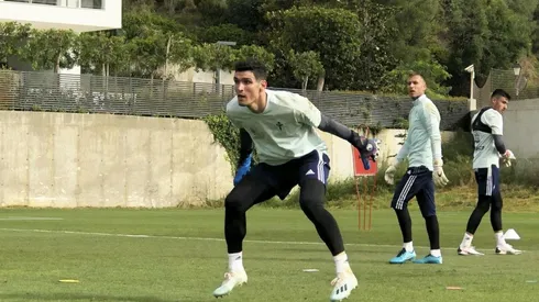 Dituro en los entrenamientos del Celta de Vigo