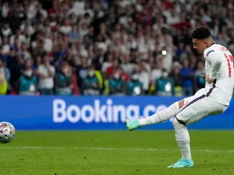 Jadon Sancho y su sentido lamento por el penal errado